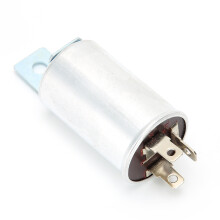 Knipperlichtrelais voor 12V-voertuigen, zeer sterk knipperlichtrelais van aluminiumlegering met stabiele prestaties en hoge betrouwbaarheid, direct