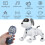 Smart Interactive Robot Dog, Following Function Enabled Remote Control Robot Dog, Programmable RC Toy Dog with Imitate Animals Capability, 8