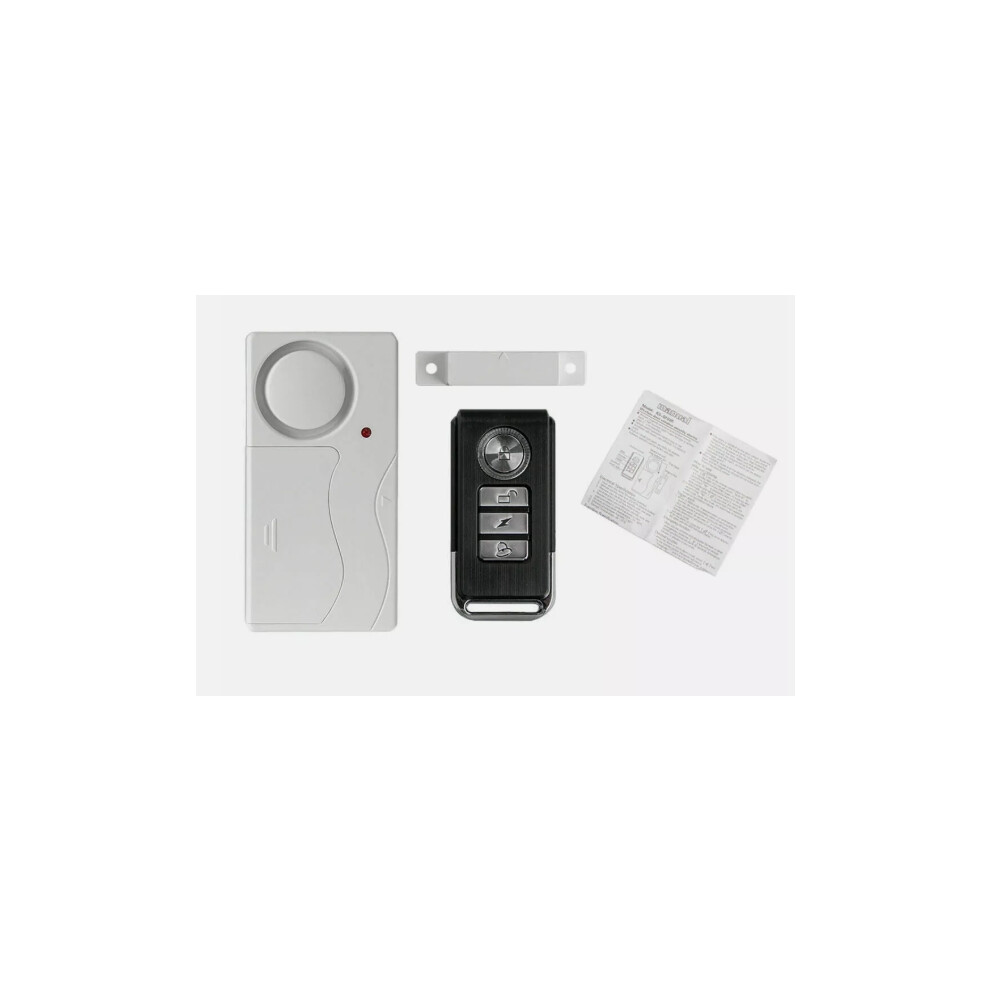 Home Security Alert Device, Anti-Theft Burglar Alarm With Wireless Remote Control, Super Loud Alarm Sound And Emergency Function For Windows Doors 9358999780634