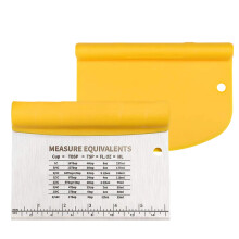 Ergonomic Dough Scraper: Multipurpose Kitchen Tool For Precise Ingredient Handling And Non-Stick Surface Design, Stainless Steel Dough Cutter With
