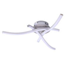 Dimbaar plafondlicht voor woonkamer, eetkamer, kantoor, slaapkamer, studeerkamer, café, moderne gebogen LED-plafondlamp, snel en eenvoudig te