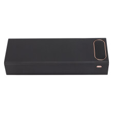 20x18650 Akku Powerbank Gehäuse Kit 22,5W Schnellladung Abnehmbares LCD Schwarz