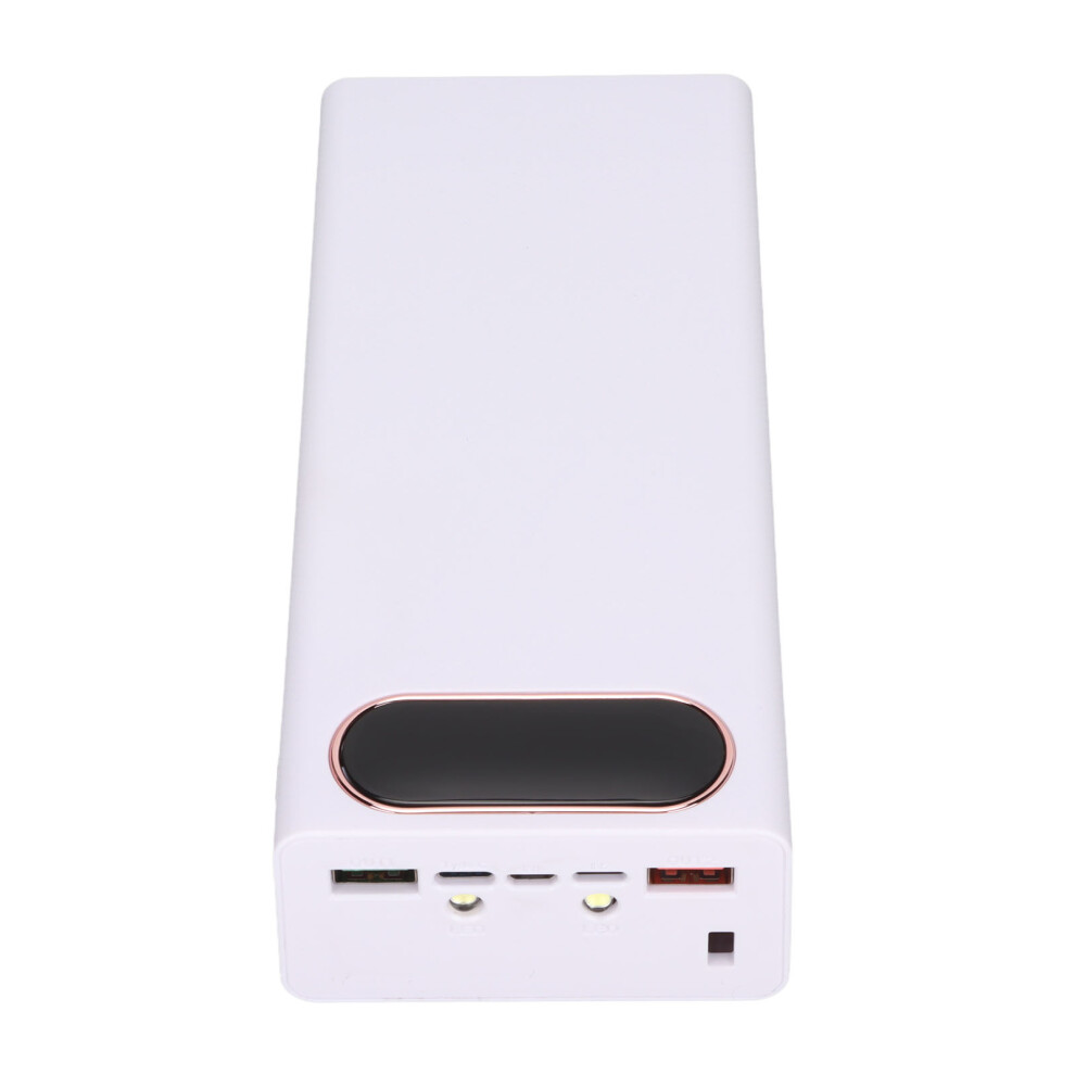 L16 16X18650 Diy Power Bank 22.5W Fast Charge 2 Usb Lcd White 9461376325844