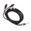 2m/6,6ft 3,5mm cavo HD580/HD600 nero CF Loop 4