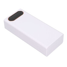 L16 16x18650 batteria esterna fai-da-te LCD bianco 2 porte USB