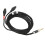 2m/6,6ft 3,5mm cavo HD580/HD600 nero CF Loop 6