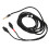 2m/6,6ft 3,5mm cavo HD580/HD600 nero CF Loop 5