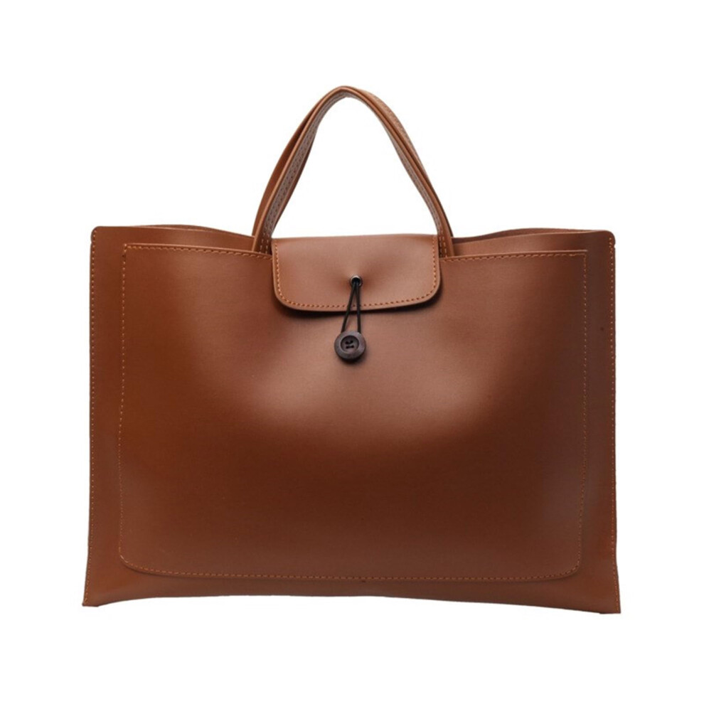 Laptop Briefcases Computer Bag Leather Tote For Men And Women, Business Pc Carrying Case With Multiple Pockets 9187378478752