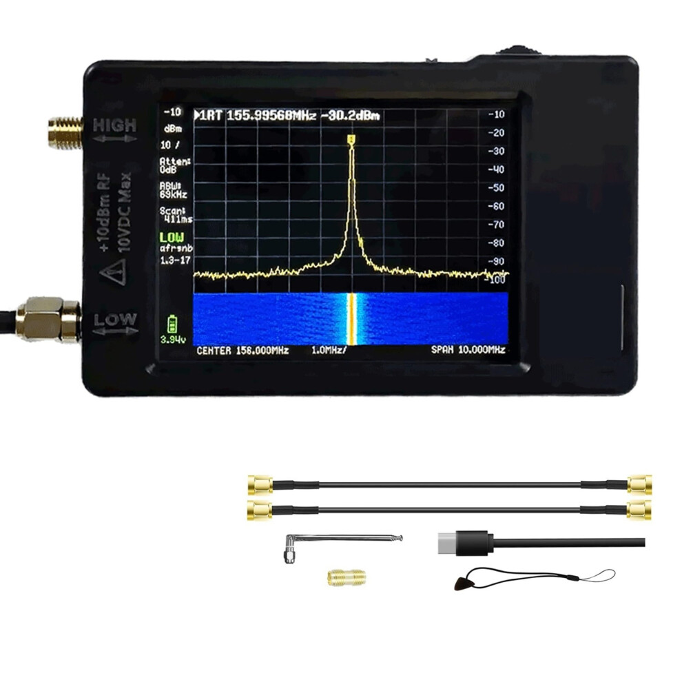 Spectrum Analyzer Handheld Rf Spectrum Analyzer With 2.8Inch Display Battery Powered 9187378479018