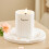 Living And Home Ceramic Wood Wick Soy Wax Scented Candle 1