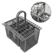 Scatola porta posate in plastica con manico, 300g, contenitore per posate