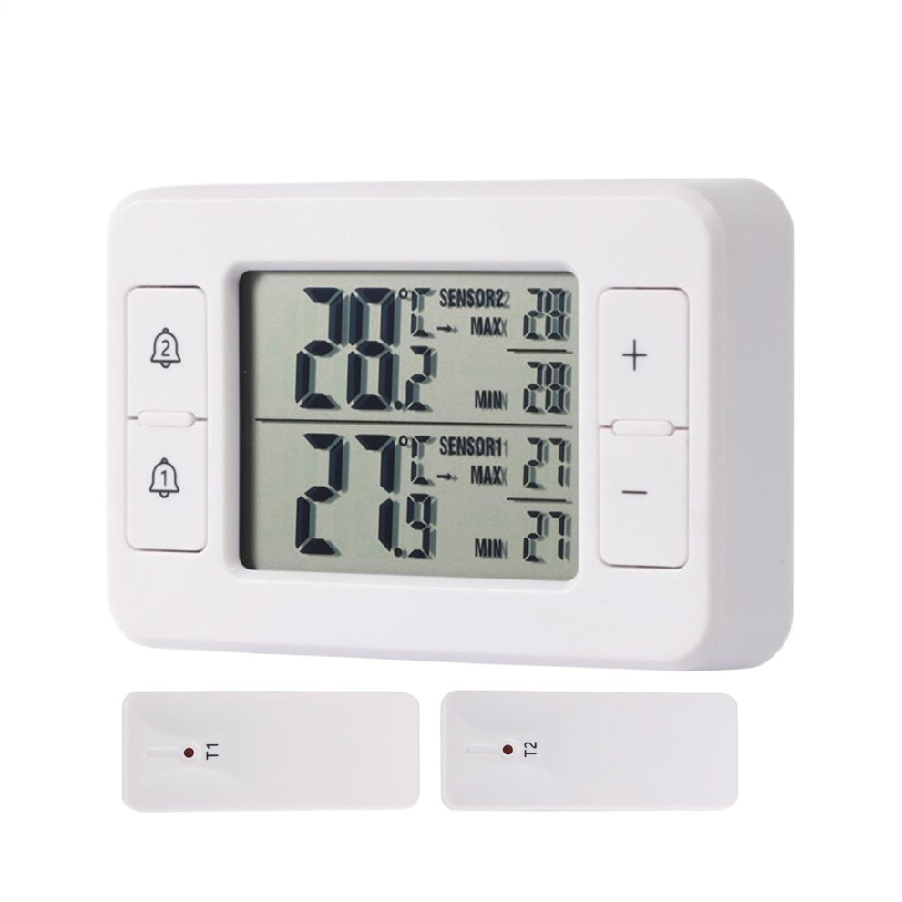 Wireless Freezer Thermometer with RealTime Alerts and Extreme Accuracy for Indoor Refrigerator