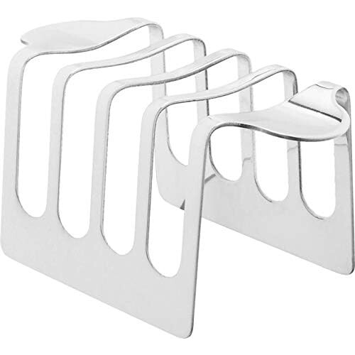 Toast Rack 4 Slice Durable Stainless Steel Holder for Easy Breakfast Serving Kitchen Dining 1