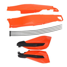 Motorcycle Swingarm Protector and Chain Slider Guard for XCW EXCF 150350 Dirt Bike Orange Set
