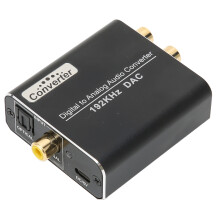 Digital to Analog Audio Converter for TV & PlayStation, Aluminum Alloy