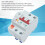 2P WiFi Bluetooth Smart Circuit Breaker 40A Overcurrent Protection 6