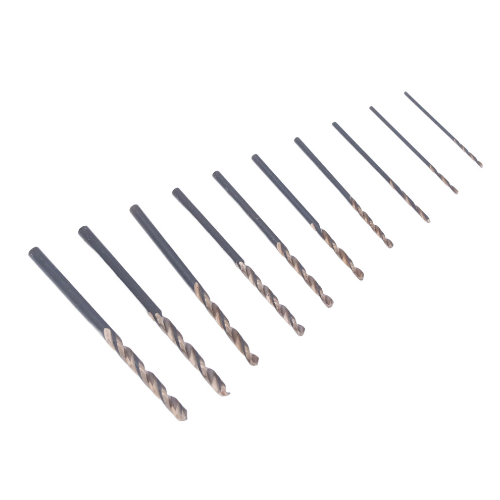 Mini Hss Twist Drill Bits 0.8Â3.0Mm For Wood Beeswax Walnut Carving 4901376330288