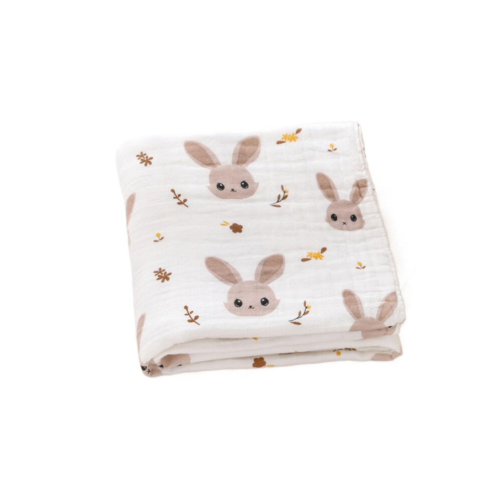 Infant Blanket 4Layer Cotton, MultiPattern, Easy Carry, Gentle On Sensitive Skin, Ideal For Toddlers, Assorted Colors