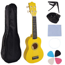 Ukelele C de 21 Pulgadas, Nivel Básico para Principiantes, Guitarra Pequeña de Cuatro Cuerdas, Instrumento Musical para Niños