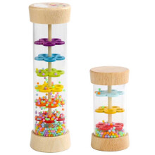 2Er-Pack Regenmacher-Stabrohr für Kinder, Regenrohr, Rasselrohr, Regenstab-Shaker, Musik, Sensorisches HöRinstrument, Spielzeug