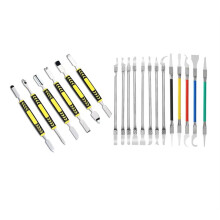 Elektronik ÖPpning Pry Tool Repair Kit med IC Chip Reparationsverktyg Tunn Blade CPU Remover BGA UnderhåLlskniv 19 Delar