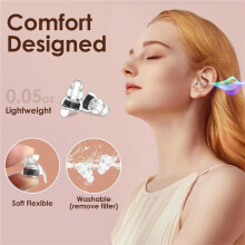 High Fidelity Concert Ear Plugs,Reusable Noise Cancelling Earplugs for Concerts,Noise Reduction,Musicians,Music Festival
