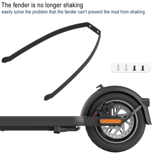 Bracket for  4 Mi4 Pro Electric Scooter Rear Wheel  Mudguard Bracket with Screws Replacement 2