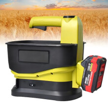 Electric Seed Spreader Cordless 5.5L Rechargeable Lawn and Garden Fertilizer Dispenser Adjustable Width