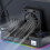 For  Expansion Dock Handheld Bracket Expansion -Compatible Projection USB Radiator Foldable with Light 2