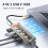 4 in 1 Hub Docking Station 5Gbps High Speed Type C Splitter Adapter for Laptops, PC and Tablets 6