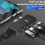 For  Surface Pro 4/5/6 Docking Station -Compatible PC Screen Projection 100M Ethernet Port USB3.0 Adapter,A 9