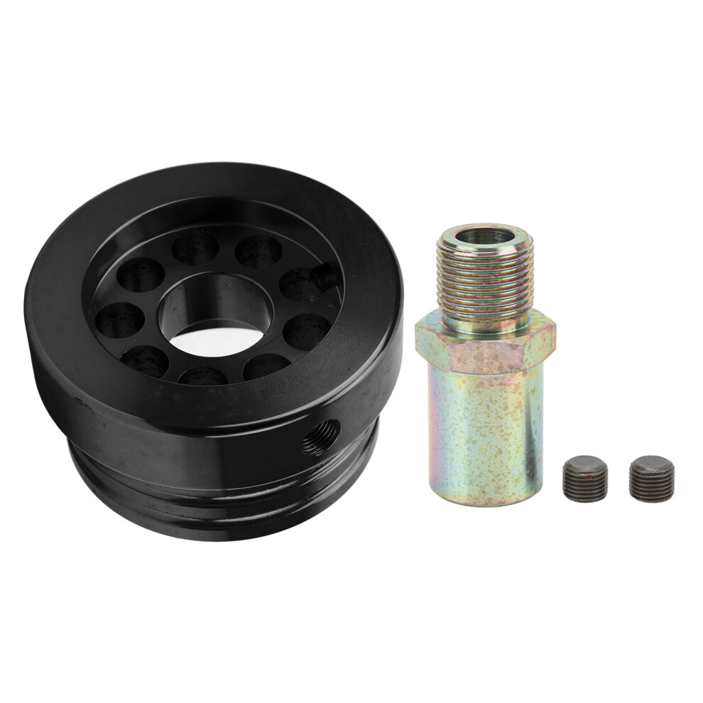 Oil Filter Plate Adapter For Gt86 2017+ Subaru Brz Scion Fr-S Black 8021376333815