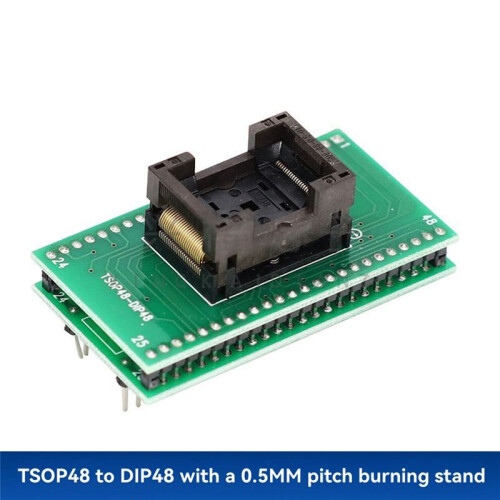 RT809H Tsop 48 Programmer TSOP48 to DIP48 Socket Adapter Module for TNM 5000 Programmer USB Programmer Kit Board 2