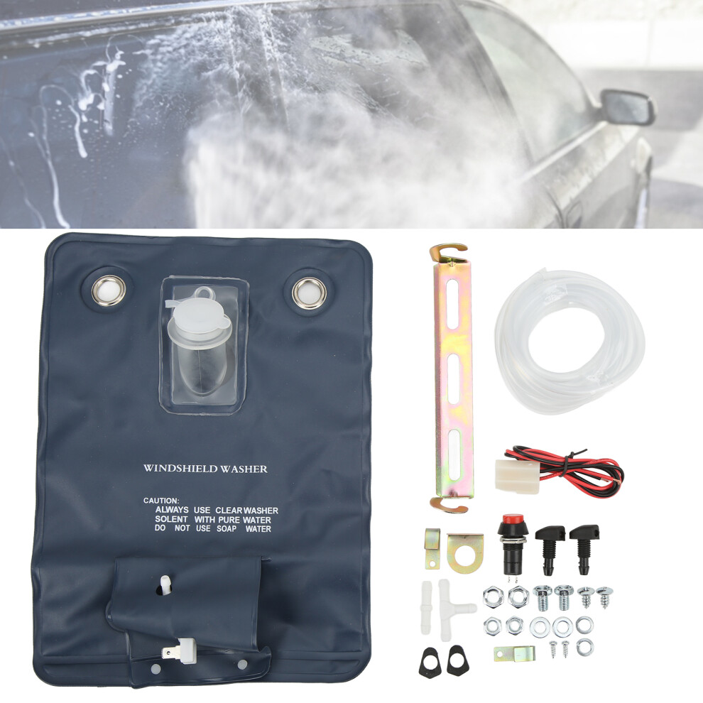 Windshield Washer Kit For 12V Car Easy Replace Pump Practical Cleaning Tools 4681376333860