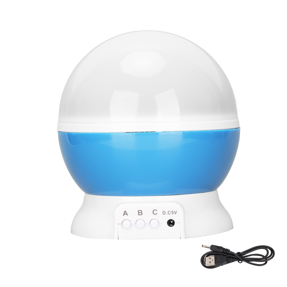 Eye-Protection Design Starry Night For Kids, Soothing Atmosphere Color-Changing S Quiet Sleep Environment Bedroom Decor Usb Powered 360 Light 9159805526466