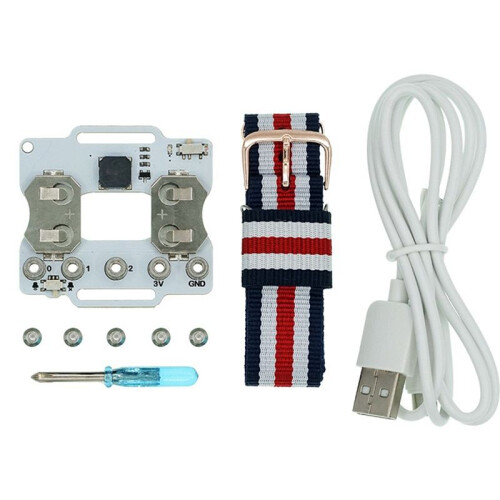 Wearbit Uhrenarmband-Kit für Microbit V2 Programmierbares Entwicklungsboard DIY-Programmierkit für Microbit V2