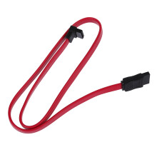 5x Red 19.7 Inch L-Shape Sata2 Male to Sata2 Male Cable For / Sata2 Hard Disk Drive / CD-ROM / CDRW / DVD