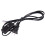 US Plug 1.8M Power Cord /off Button  AC110V 3A AC250V 6A Black 3