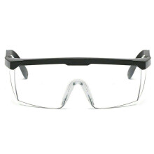 Schutzbrille mit Seitenschutz, UV-Schutzbrille mit umlaufender Linse, stoßfestem Augenschutz, beschlagfreiem und leichtem Design für
