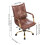 Living And Home Brown PU Upholstered Office Chair 6