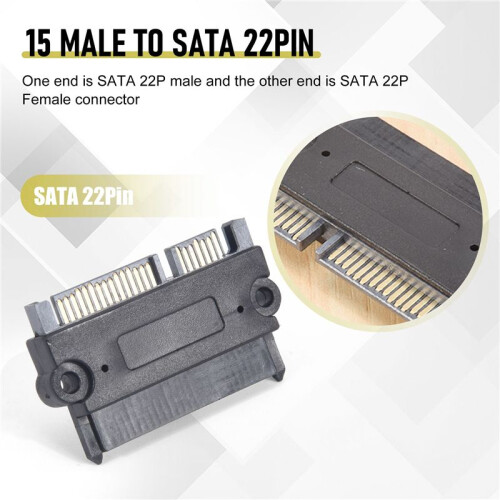 22P 7 + 15 Stecker auf  22Pin Buchse Konverter Adapter 2