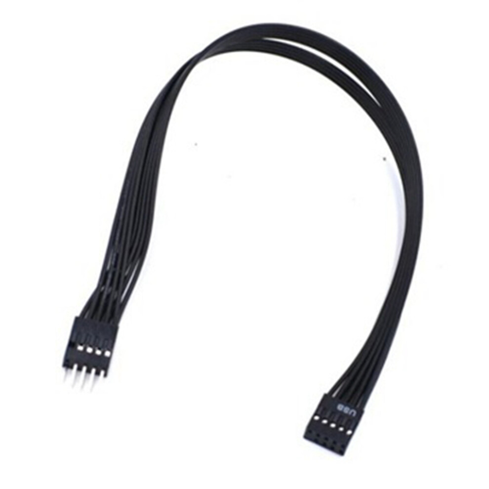 Motherboard Mainboard 9Pin Usb 2.0 Male To Female Extension Dupont Data Cable Cord Wire For Pc Diy, 30Cm 4713062661381