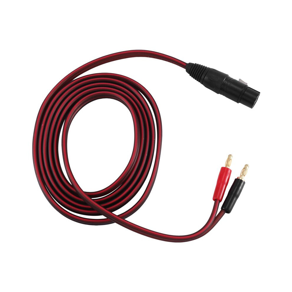Xlr To Banana Speaker Cable,Xlr 3 Pin Female To Dual Banana Plugs Audio Cable, -Plated 4Mm Plug To Xlr3 Pro Hifi Gold 6032029556736
