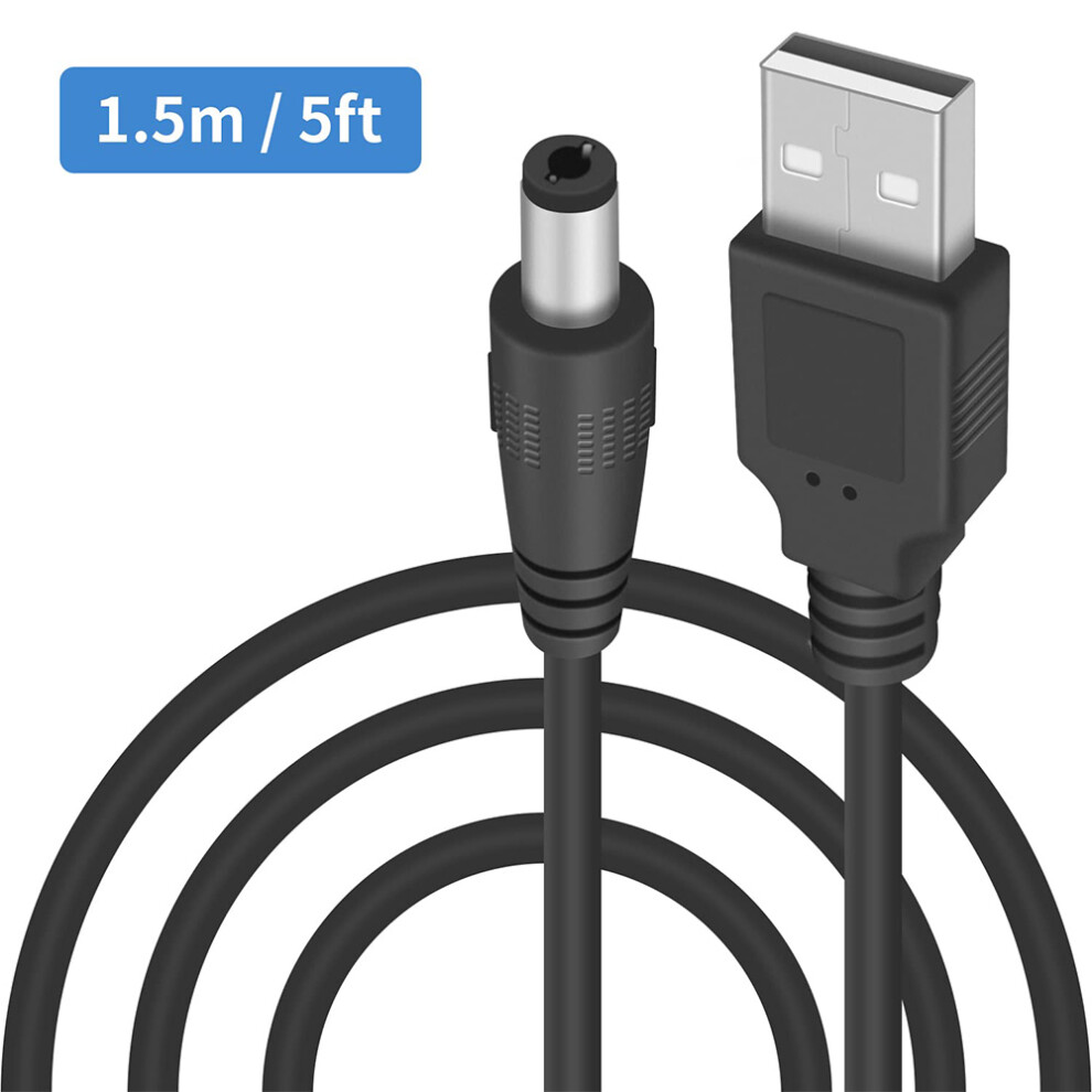 5V 5.5 2.1Mm Jack Charging Cable Power Cord, Usb To Power Cable With 13 Interchangeable Plugs Connectors Adapters 4711152146664