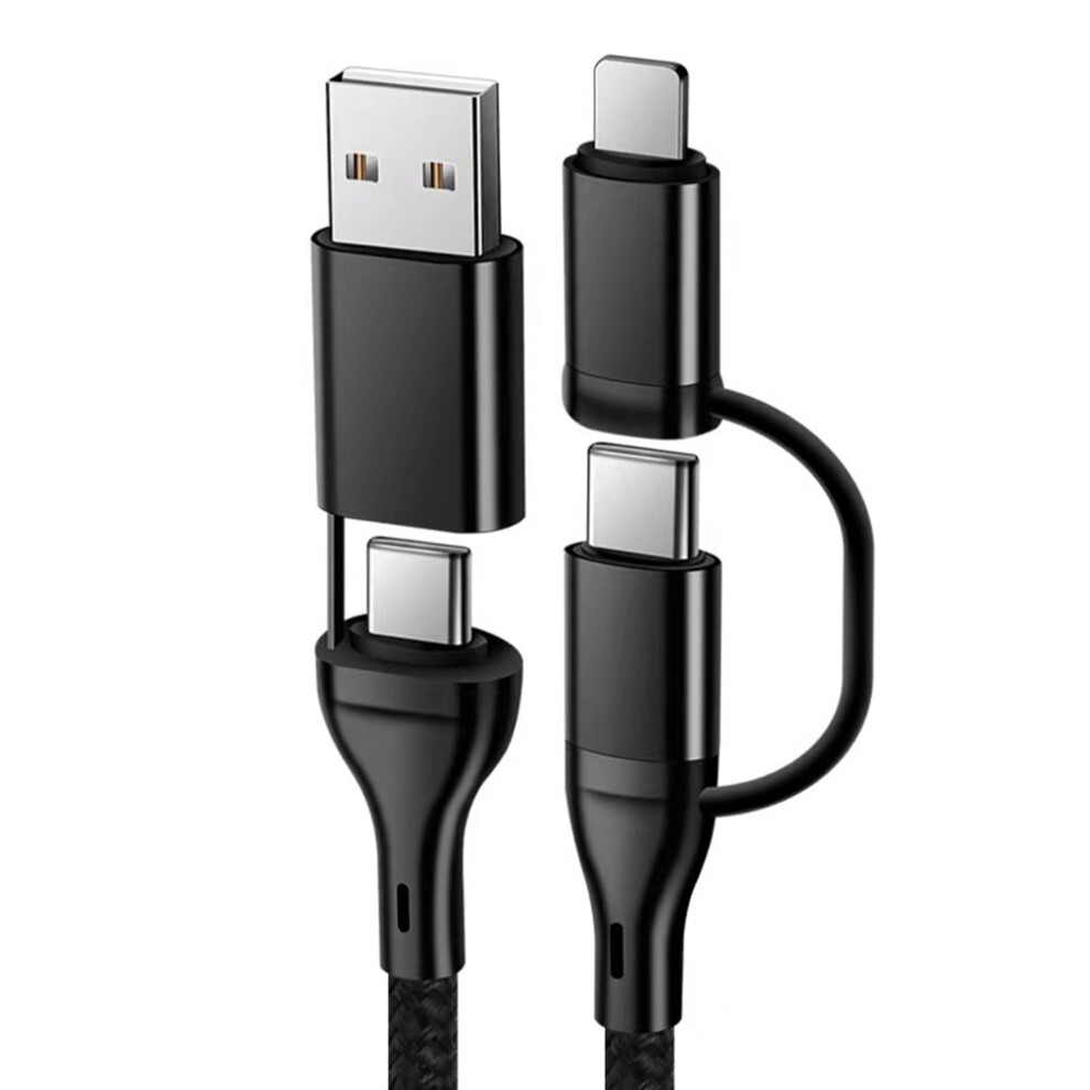 4 In 1 Charging Cable Pd Multi-Function Fast Charging Data Cable Type-C To Type-C Charging Cable Phone Charging Cable 6032978287644