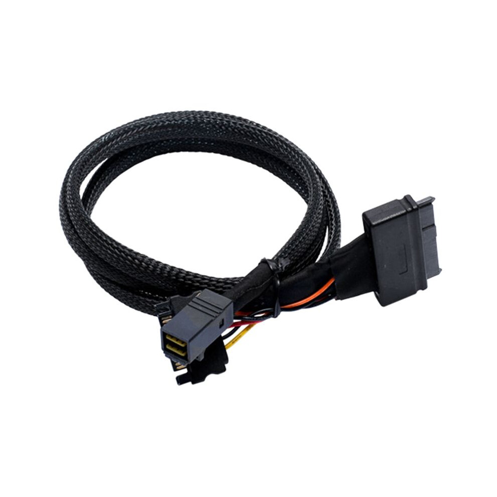 Sas Sff8643 U.2 To 8639+15Pin Power Cable Nvme Hard Disk Data Connection Cable Sff8643 To Sff8639 Hard Disk Cable 6031252866278