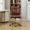 Living And Home Brown PU Upholstered Office Chair 2