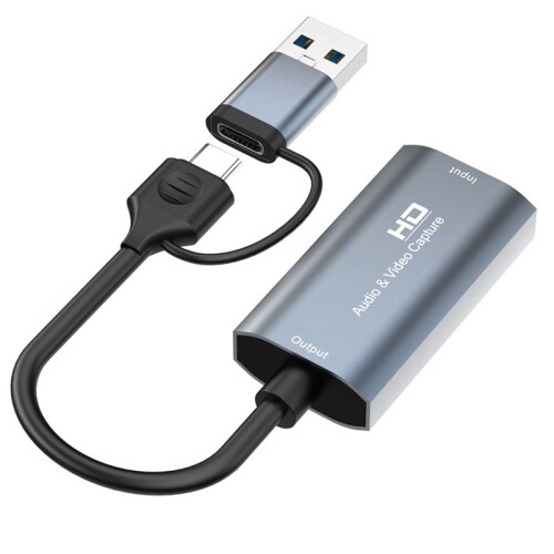 4K HDMI-Compatible to Type-C+USB Video Capture Car 1