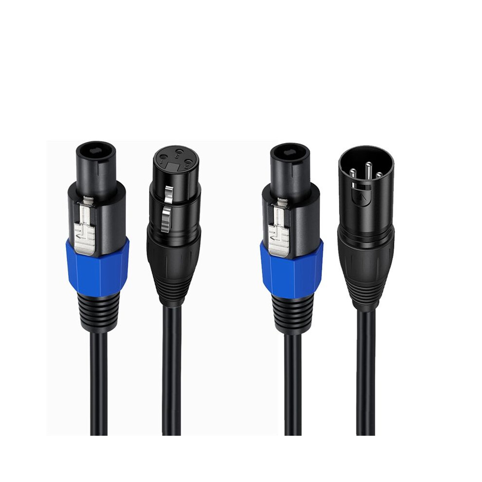 Speakon Male To Xlr Female Speakon Male To Xlr Female Audio Extension Cable - Pro Dj Pa Gig Stage Microphone 4712060455459