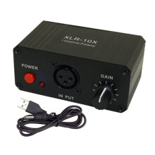 XLR-10X 1-Kanal-XLR-Schnittstelle Symmetrischer Audioverstärker NE5532 Dynamischer Mikrofonvorverstärker